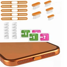 5PCS Speaker Anti Dust Cover with 5 PCS USC C Dust Plugs for iPhone 17 Pro Max