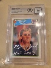1988-89 O-Pee-Chee Brett Hull auto inscribed 