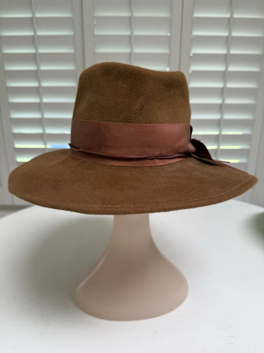 Felt Fedora Brown Hats for Women for sale | eBay display picture 1