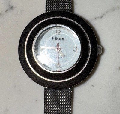 De Longe Ladies Elegent Silver Round Face  Eikon  Quartz Watch