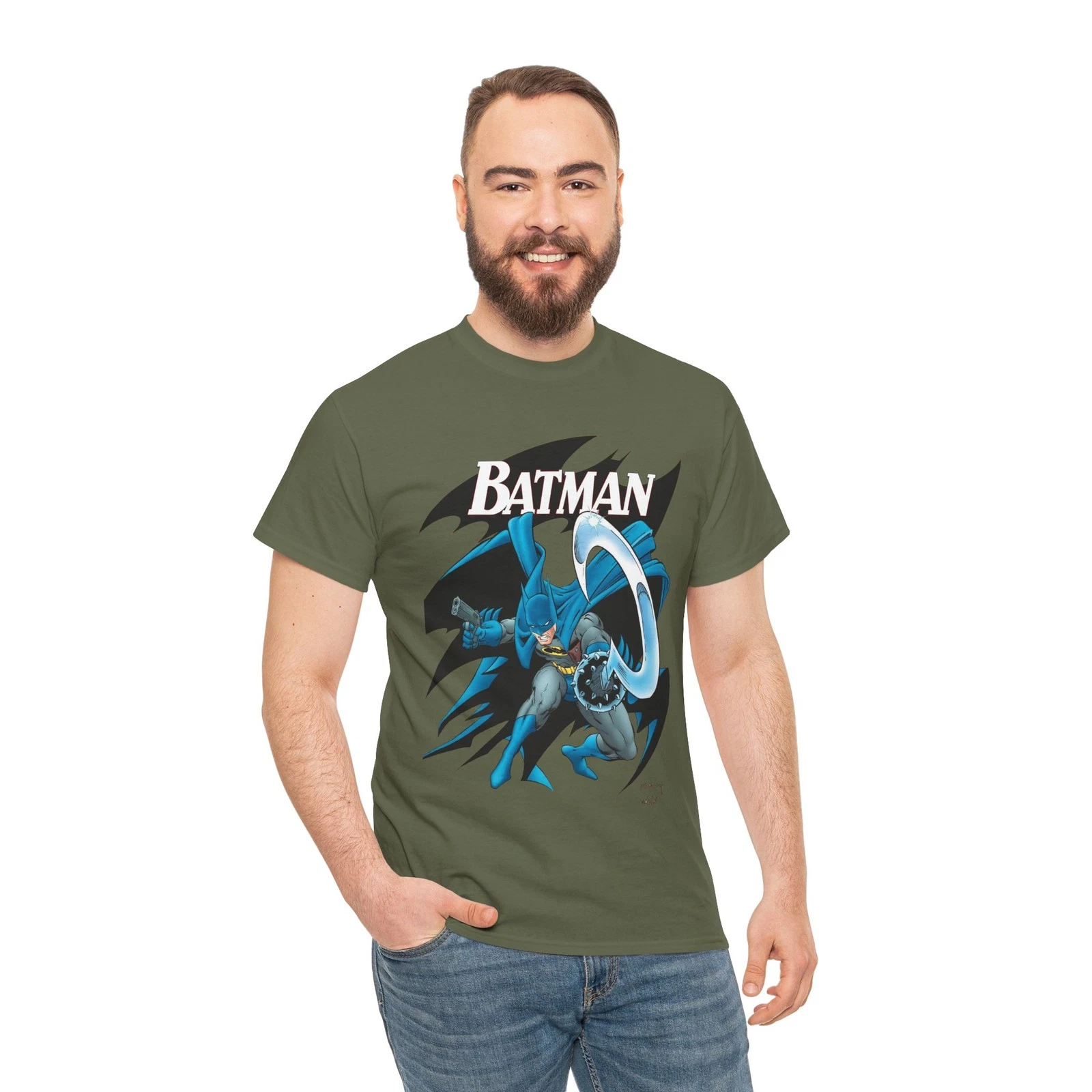 Batman T-Shirt - Todd McFarlane Art - DC Comics - Gotham - Bruce Wayne