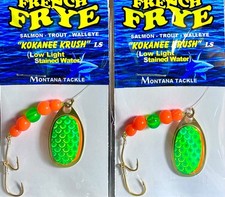 Kokanee Spinners (2): uv “GREEN TANG”