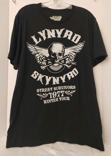 LENYRD SKYNYRD T SHIRT sz L OLD NAVY COLLECTABILITEES BLK. /WHT. LETTERS USED - Picture 5 of 5