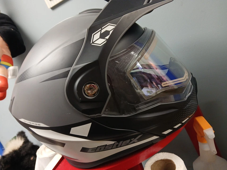 Castle X 950MDS модульный электрический снежный шлем (матовый черный/серый - XXL) Scorpion - Изображение 2 из 4