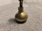 Vintage Brass India Tobacco Smoking Vessel Water Smoking Pipe Hookah Etched — photo 3