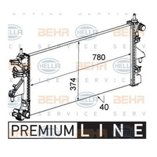 Radiateur Citroen JUMPER