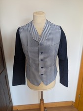 Veste Gilet de valet de  service vintage vêtement de travail Bragard France