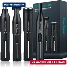 Rechargeable Ear and Nose Hair Trimmer, 4-in-1 Professional Painless Eyebrow F