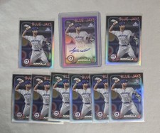 2024 Topps Pro Debut Chrome Arjun Nimmala Auto /250 & (8) Refractors Lot of 12