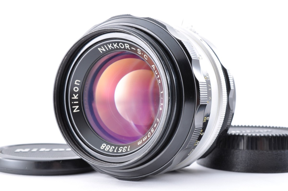 Nikon NIKKOR-S.C Auto 50mm F1.4 [Near Mint] Non-Ai MF Prime Lens