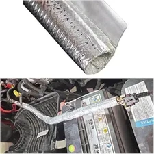 35mm - 1-3/8" Self Adhesive Heat Reflective Fiberglass Sleeving Side Entry High