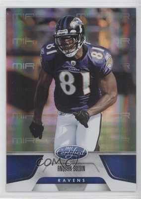 2011 Certified Mirror Blue 57/100 Anquan Boldin #10 0e1