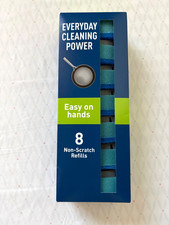 Scotch-Brite Non-Scratch Dishwand NEW 8 Refills Blue Pads