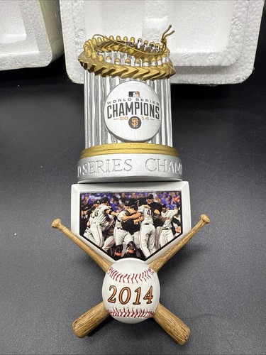 San Francisco SF Giants 2014 Bradford Exchange Commemorative Trophy Ornament COA - Picture 5 of 8
