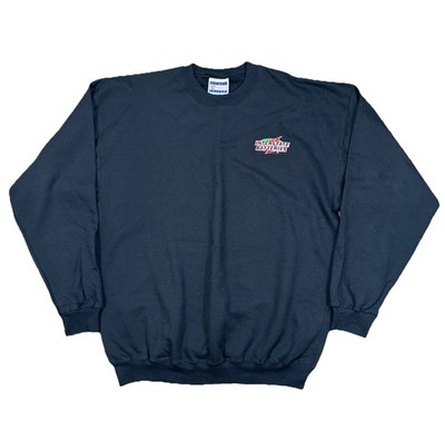 Vintage Interstate Batteries Pullover Crewneck Sweatshirt - Mens Large L