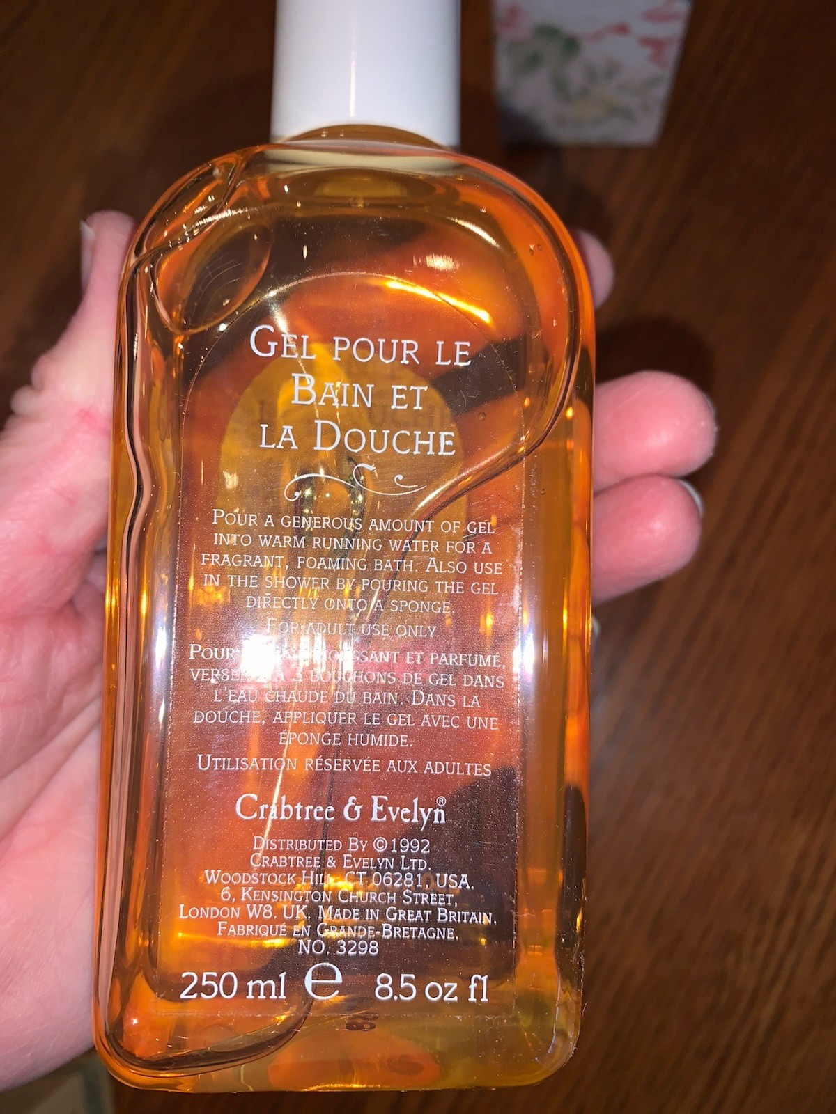 Crabtree & Evelyn VERANDA Bath & Shower Gel Rare Discontinued 8.5 Oz 250 ml EXC