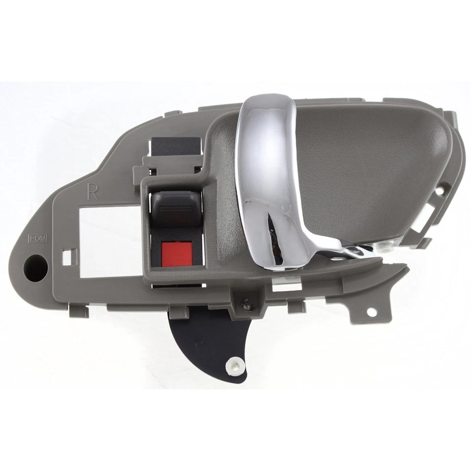 Manija de puerta interior para Chevrolet C1500 1995-1998 delantera gris con palanca cromada Foto 3 de 4