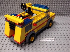 Lego City Airport Fire Truck Vehicle (Incomplete partial build from #7891)