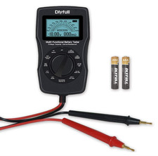 Universal Battery Tester with LCD Display, Small Digital Battery Voltage Checker