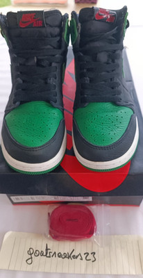 Air Jordan 1 Retro High OG GS Pine Green 2.0 38 EU US 5.5 Sehr Guter Zustand OG