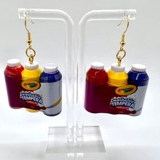 Pendientes Profesor - Pendientes Crayola - Pendientes Pintura Artista - Mini Marcas Juguetes