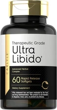 Ultra Libido Supplement | 60 Softgels | Extreme Male Formula | by Carlyle