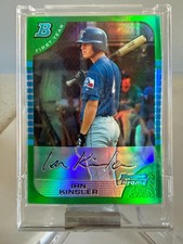2005 Bowman Chrome Green Refractor Sealed Of Ian Kinsler 171 Rc 225