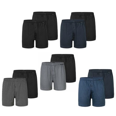 Schiesser Men's Jersey Boxers, 2-Pack - 2 Pack Boxers, Cotton,...