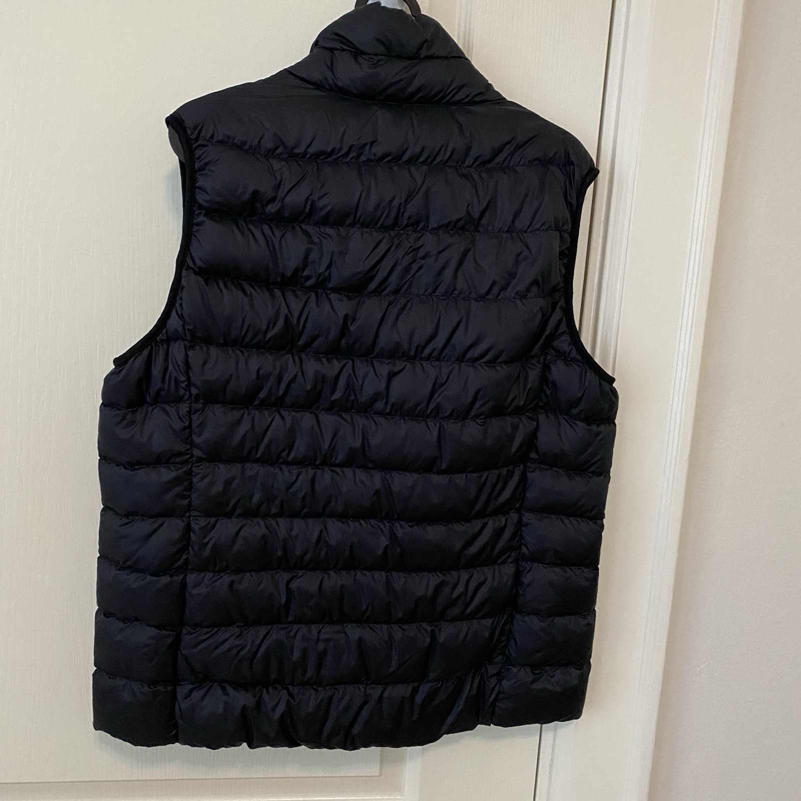 Uniqlo Ultra Light Down Lightweight Quilted Zip Black Puffer Vest Women's XL thumbnail 7