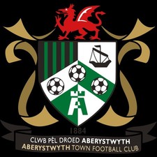 Stunning Aberystwyth Town Fc Lightbox Sign!  Usb Powered  25cm X 25cm