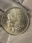 1880 Silver Morgan Dollar Coin. 90% Silver. Brilliant AU Qualities!