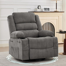 Rocking Recliner Chair for Adults Wide 360  Swivel Rocker Recliner