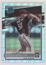 2020 Donruss Optic Rated Rookies FOTL Pandora Prizm 34/99 Adrian Morejon #55 1b8