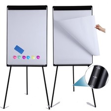 Whiteboard Easel 36" x 24", 2 Pack Magnetic Dry Erase Easel on Tripod Stand
