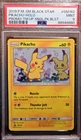 PIKACHU P.M. SM BLACK STAR PIKACHU HOLO PROMO TEAM UP PSA 9