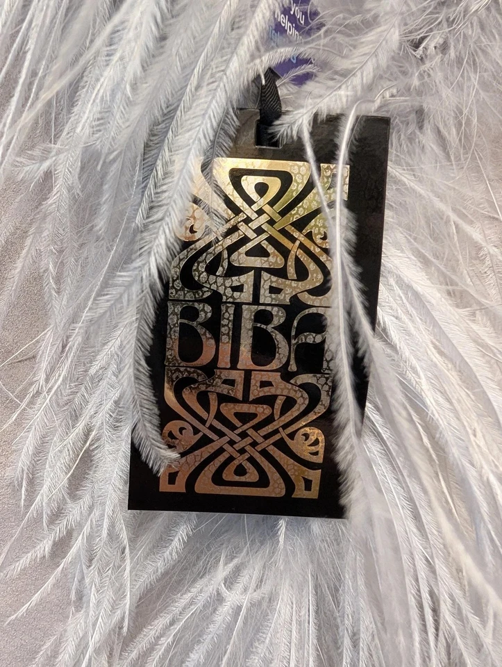 BNWT Biba Silver Marabou Feather Grey Suede Festival Fitted Waistcoat Gilet Sz S - Image 4 of 4