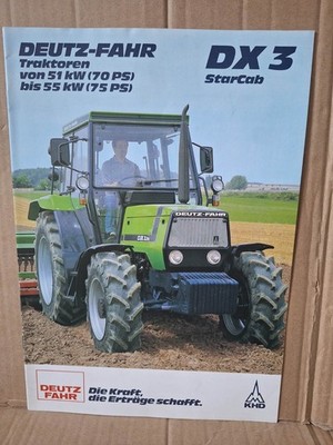 Deutz DX 3 StarCab 8601 Brochure Tractor Tractor