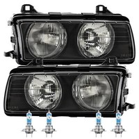 Halogen Scheinwerfer Set H7 FüR BMW 3Er Cabriolet Coupe Inklusive Lampen