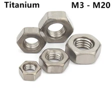 Titanium Hexagon Nut Hex Nuts M3 M4 M5 M6 M8 M10 M12 M14 M16 M18 M20
