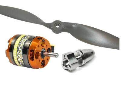 Tuningmotor Prop + Mitnehmer Dynam S-Bach P-51 Mustang V2.1 Spitfire V2 Antrieb