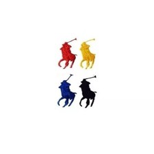 Polo Player Embroidered Patch sew iron on sports Patches transfer clothes