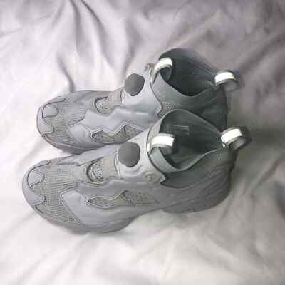 Reebok Gray InstaPump Fury Sneakers‎ Size US 7 Reebok InstaPump Fury 94 x Beams in Silver | SVD USA main image 3