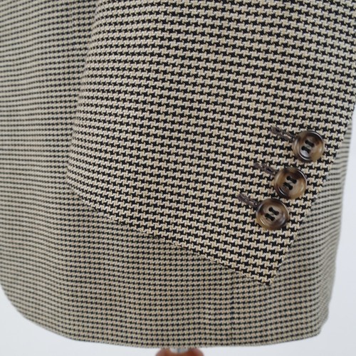 Mens Wool Silk Blazer 40R UK Size SIR OF SWEDEN Beige Sport Coat Vintage Jacket - Bild 8 von 12