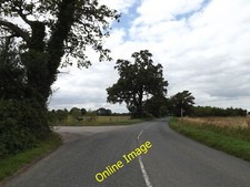 Photo 12x8 B1068 at  the entrance to Stratford Hills Farm Holton St Mary  c2014