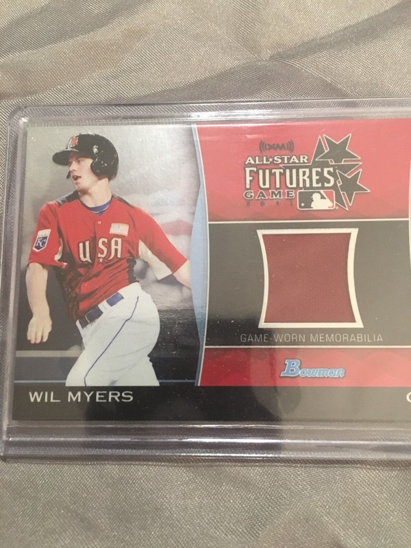 Wil Myers Game Worn Jersey All Star Futures Card