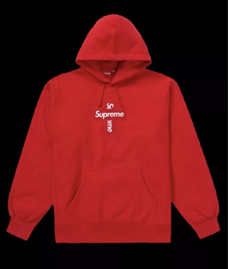 New Supreme Cross Box Logo Hoodie Sweatshirt Red Size X-Large | eBay