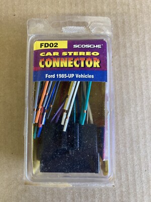 Scosche FD02 Car Stereo Connector Ford 1985 - 2000 Vehicles