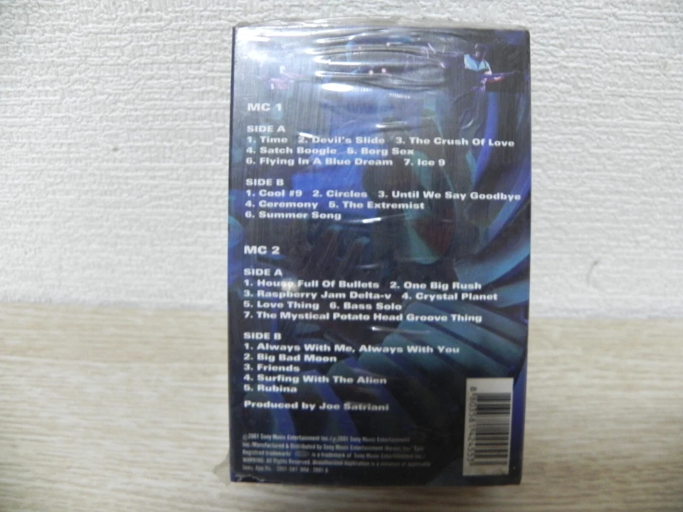 Joe Satriani Live In San Francisco 2001 KOREA Double Cassette Tape / SEALED NEW - Image 4 of 4