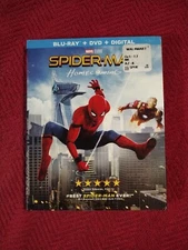 Spider-Man: Homecoming (Blu-ray/DVD, 2017, 2-Disc Set, With Slipcover)