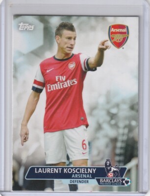 LAURENT KOSCIELNY Arsenal 2013/14 Topps Premier Gold #1 Base Card /Qty
